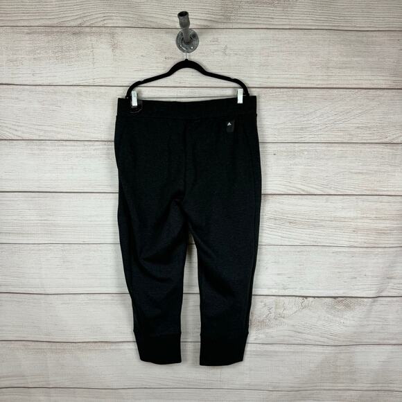 Adidas Plus Size Gray Tapered Slim Fit Lounge Sweatpants Size 2X - Picture 7 of 9